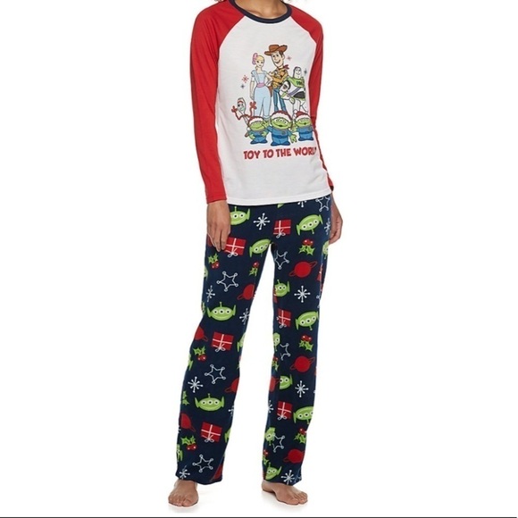 WOMEN'S Microfleece Top & Bottom Pajama Set - Picture 1 of 3